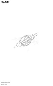 14003F-710001 (2017) 140hp E11 E40-Gen. Export 1-and 2 (DF140AT) DF140A drawing SQUEEZE PUMP (DF115AST:E03)