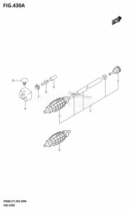 DF60AQH From 06002F-440001 (E11 - E40)  2024 drawing FUEL HOSE (E03,E11)