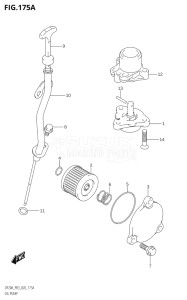 01504F-410001 (2014) 15hp P03-U.S.A (DF15A) DF15A drawing OIL PUMP