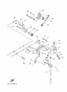 F50FEDL drawing THROTTLE-CONTROL