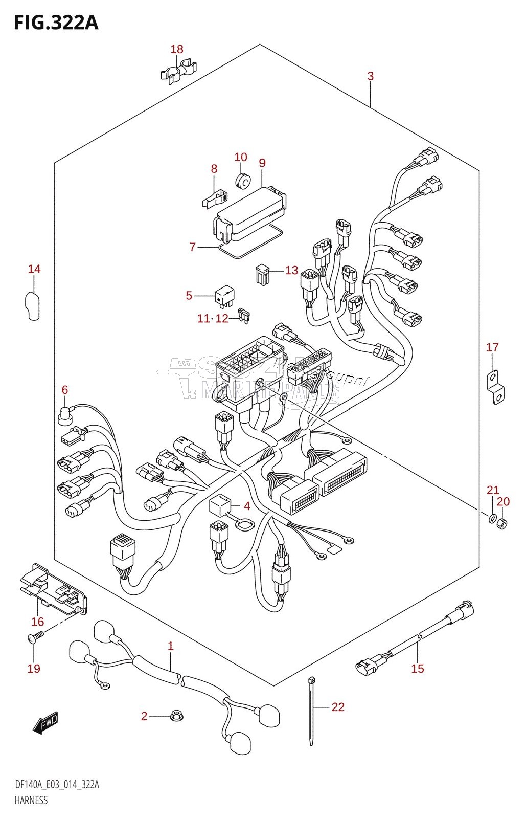 HARNESS (DF100AT:E03)