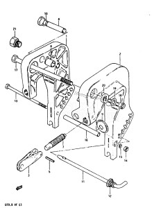 DT9.9 From 00993-512880 ()  1985 drawing CLAMP BRACKET