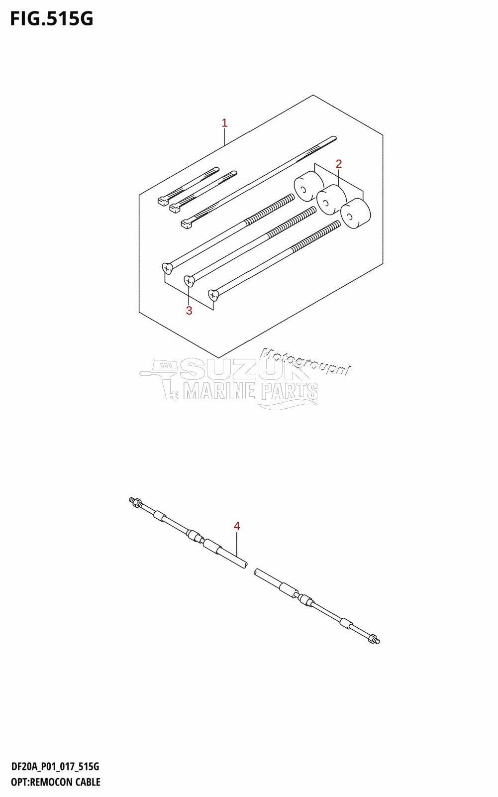 OPT:REMOCON CABLE (DF20A:P01)