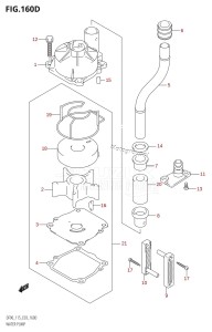 DF90 From 09001F-510001 (E03)  2005 drawing WATER PUMP (K9)