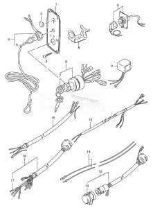 DT115 From 11502-912900 ()  1989 drawing OPT : IGNITION SWITCH