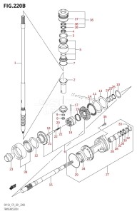 DF150Z From 15001Z-880001 (E01)  2008 drawing TRANSMISSION (DF150Z,DF175Z)