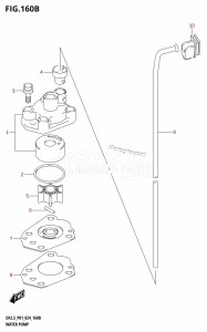 DF2.5 From 00252F-440001 (P01 )  2024 drawing WATER PUMP (L-TRANSOM)