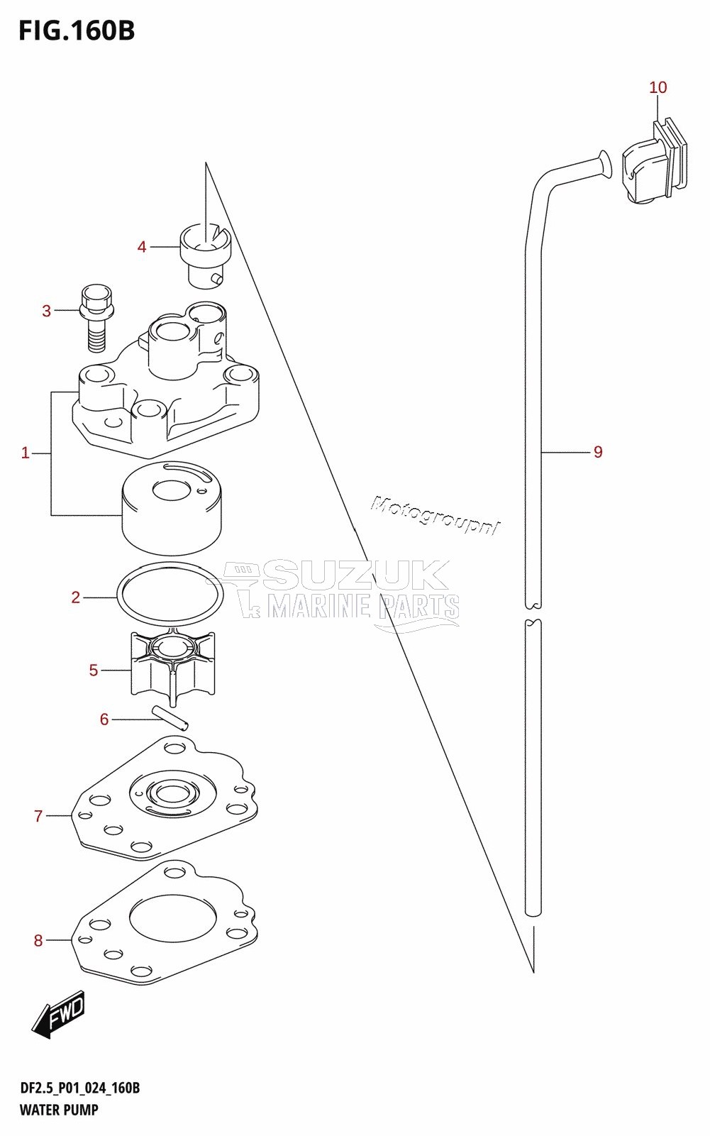 WATER PUMP (L-TRANSOM)