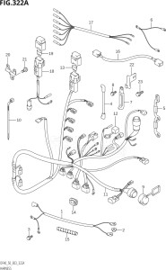 04001F-031001 (2013) 40hp E03-USA (DF40QHY  DF40TY) DF40 drawing HARNESS