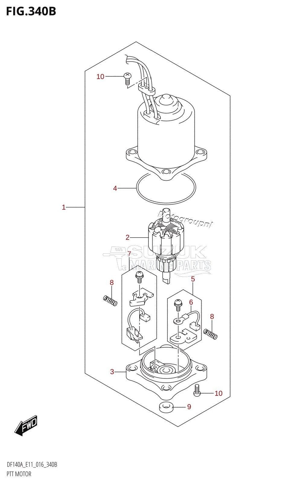 PTT MOTOR (DF115AT:E11)