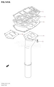 DT25 From 02501K-880001 (E36)  2008 drawing EXHAUST TUBE