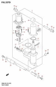 DF40A From 04003F-410001 (E01)  2014 drawing TRIM CYLINDER (DF50A:E01)