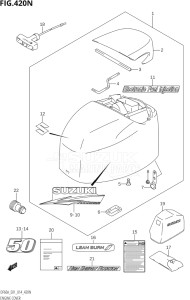 04004F-410001 (2014) 40hp E34-Italy (DF40AST) DF40A drawing ENGINE COVER (DF50AVT:E01)