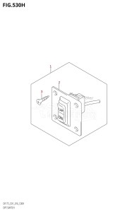 DF175ZG From 17502Z-610001 (E01 E40)  2016 drawing OPT:SWITCH (DF150ZG:E40)