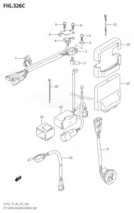 DF175T From 17502F-310001 (E01 E40)  2013 drawing PTT SWITCH /​ ENGINE CONTROL UNIT (DF150Z:E01)