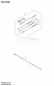 DF20A From 02002F-710001 (P01 P40)  2017 drawing OPT:REMOCON CABLE (DF15AR:P01)