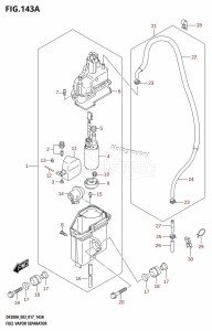 DF200A From 20003F-710001 (E03)  2017 drawing FUEL VAPOR SEPARATOR