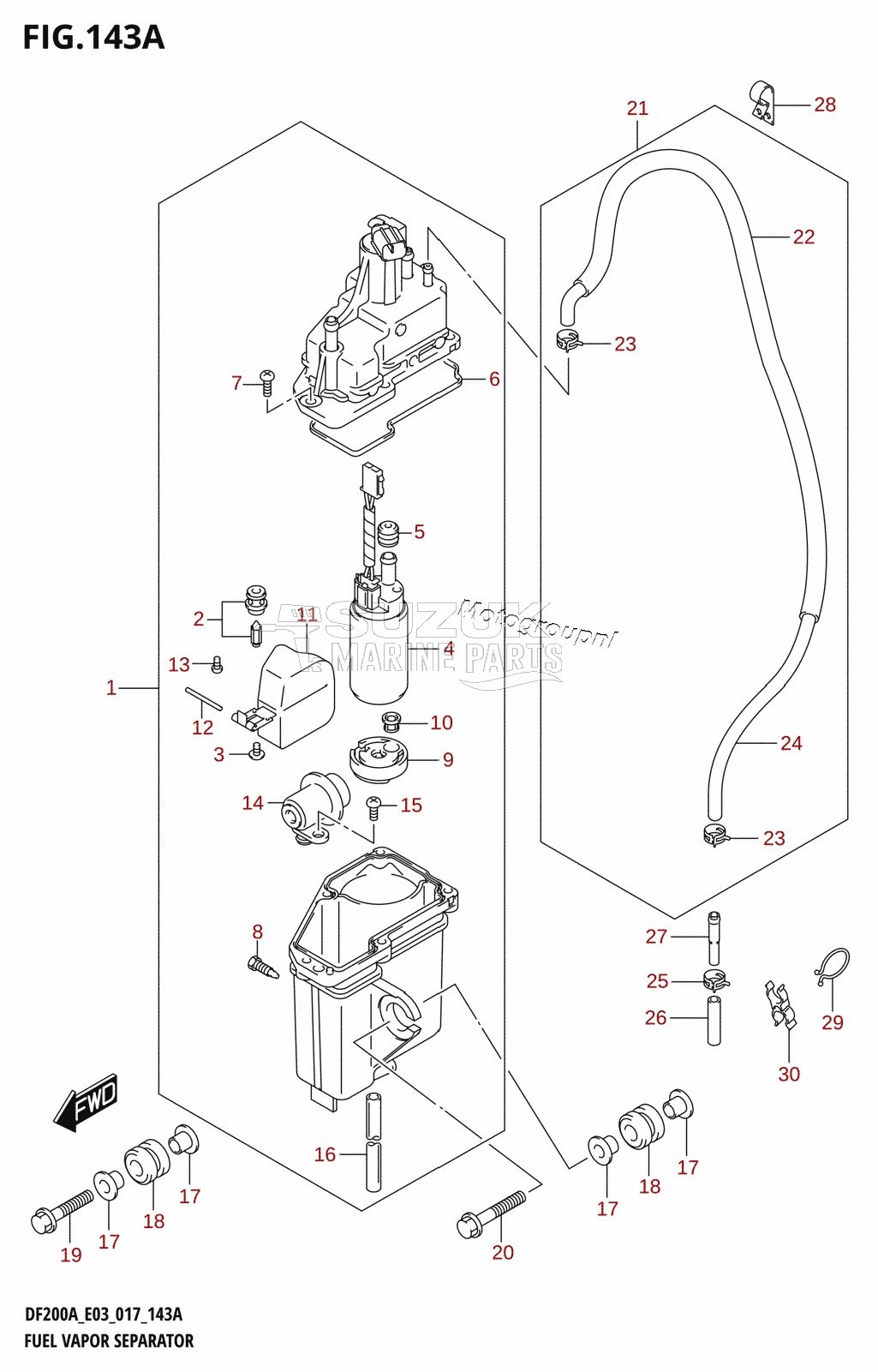 FUEL VAPOR SEPARATOR