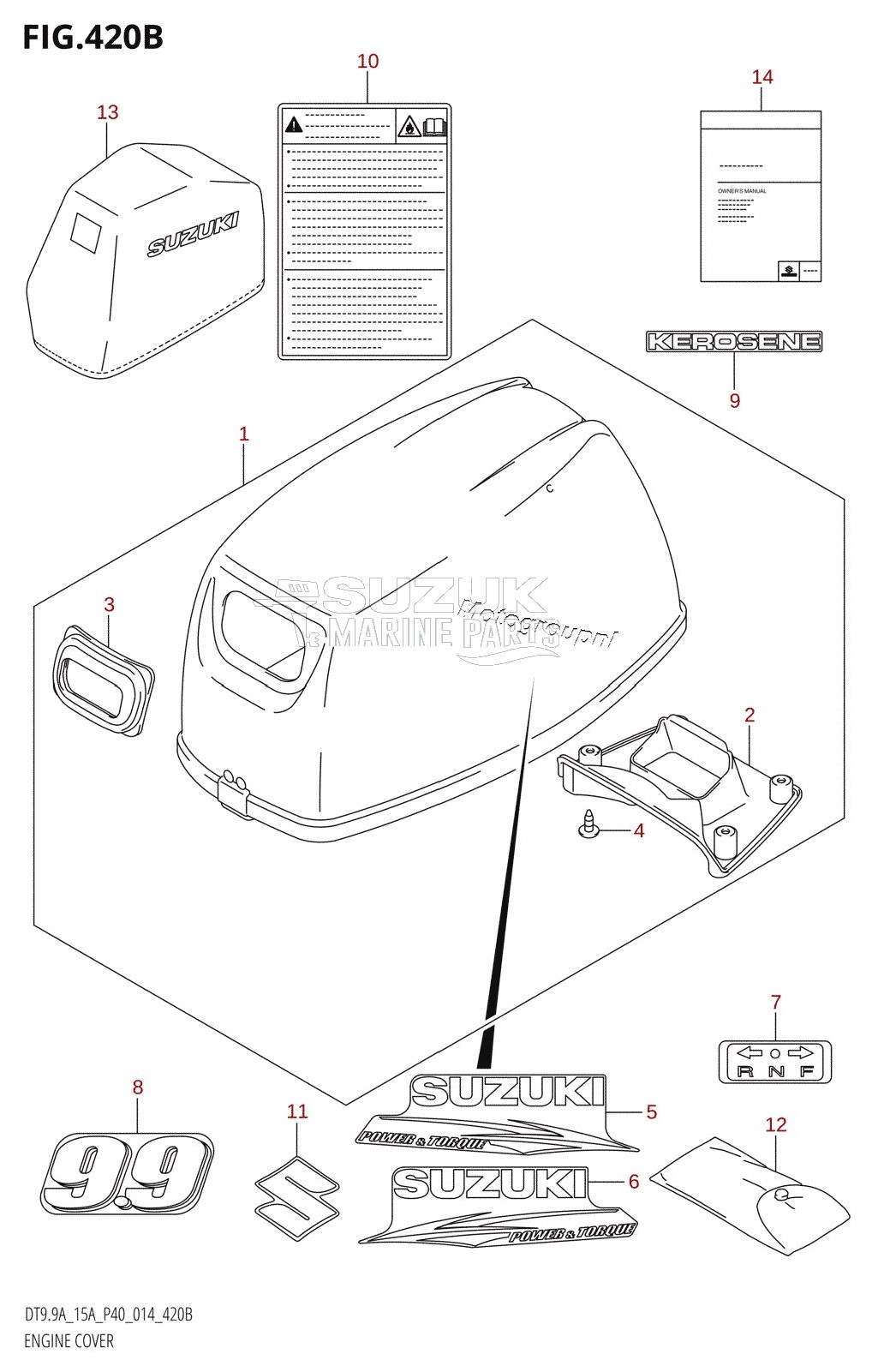 ENGINE COVER (DT9.9AK:P40)