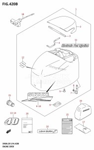 DF50A From 05003F-410001 (E01)  2014 drawing ENGINE COVER (DF40AQH:E01)