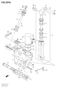 DF300Z From 30001Z-780001 (E01)  2007 drawing TRIM CYLINDER