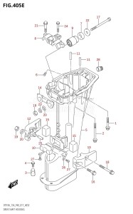 DT9.9A From 00996 -710001 (P36-)  2017 drawing DRIVE SHAFT HOUSING (DT9.9AK:P36)