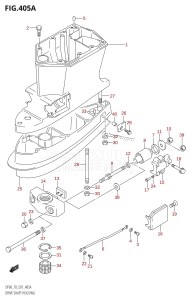 DF60 From 06001F-251001 (E01)  2002 drawing DRIVE SHAFT HOUSING