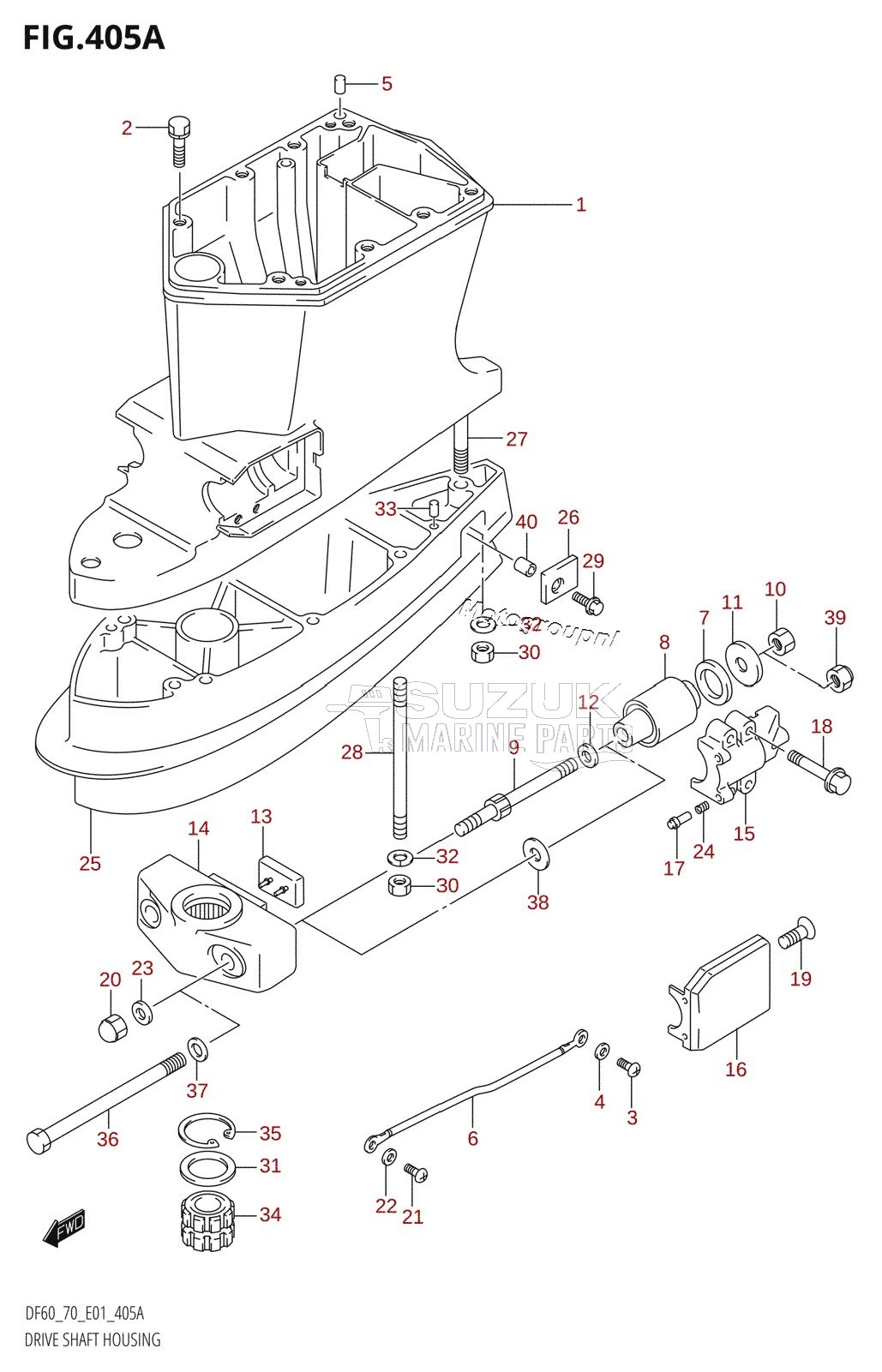 DRIVE SHAFT HOUSING