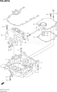 04003F-310001 (2013) 40hp E03-USA (DF40A  DF40AQH  DF40AT  DF40ATH) DF40A drawing ENGINE HOLDER