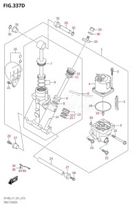 DF140A From 14003F-910001 (E11 E40)  2019 drawing TRIM CYLINDER (DF140AT:E40,DF140AZ:E40)