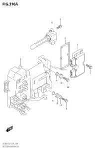 DF150AZ From 15003Z-910001 (E01 E40)  2019 drawing RECTIFIER /​ IGNITION COIL