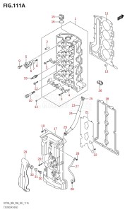 07003F-110001 (2011) 70hp E03-USA (DF70AT) DF70A drawing CYLINDER HEAD