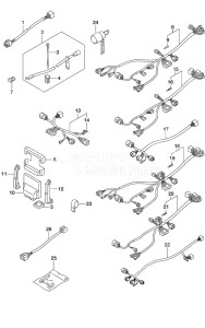 Outboard DF 350A drawing Harness (1)