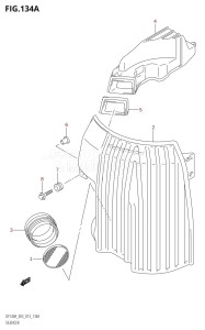 DF140AZ From 14003Z-310001 (E03)  2013 drawing SILENCER