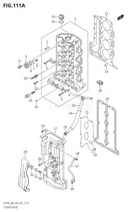 DF70A From 07003F-110001 (E01)  2011 drawing CYLINDER HEAD