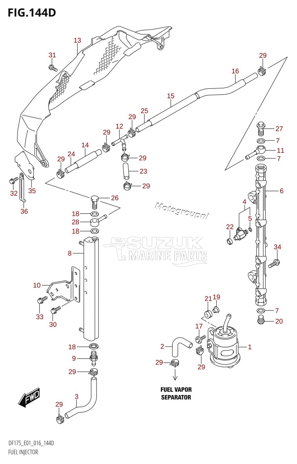 FUEL INJECTOR (DF150TG:E40)