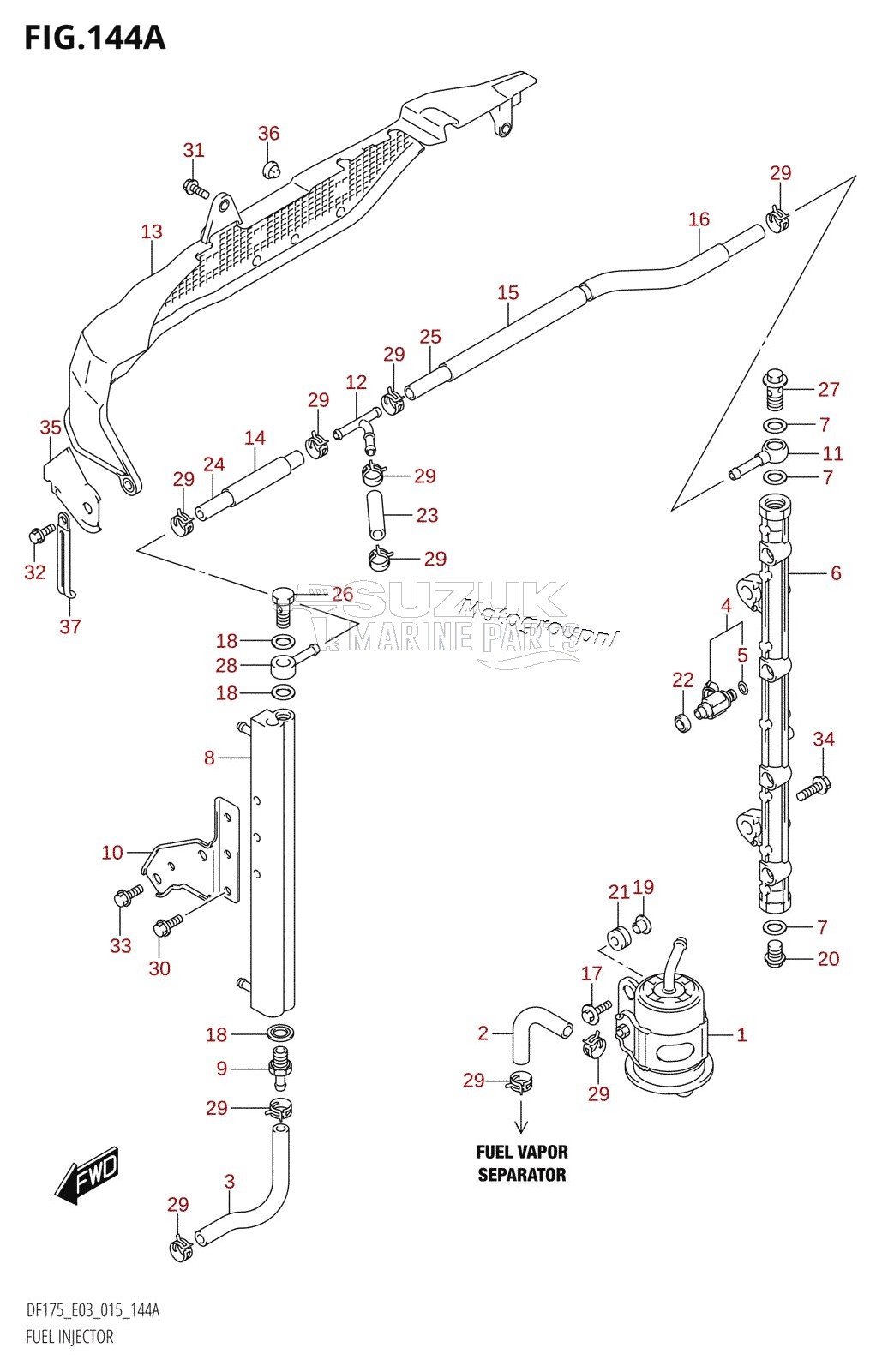 FUEL INJECTOR (DF150T:E03)