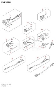 DF115AZ From 11503Z-610001 (E01 E3 E11 E40)  2016 drawing OPT:METER (DF140AT:E40)