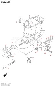 DF250A From 25003P-710001 (E03)  2017 drawing DRIVE SHAFT HOUSING (DF250A:E03:X-TRANSOM)