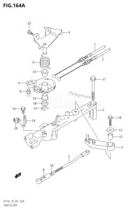 DF175Z From 17501Z-880001 (E01)  2008 drawing THROTTLE ROD