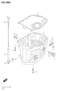 DF140AZ From 14003Z-610001 (E03)  2016 drawing OIL PAN (DF115AT:E40)