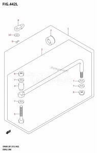 DF50A From 05003F-310001 (E01)  2013 drawing DRAG LINK (DF60ATH:E01)