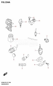 DF9.9B From 00995F-710001 (P01)  2017 drawing SENSOR /​ SWITCH (DF9.9B:P01)