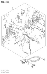 11506Z-240001 (2022) 115hp E11 E40-Gen. Export 1-and 2 (DF115BZ  DF115BZ) DF115BZ drawing OPT:REMOTE CONTROL