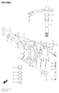 DF115AZ From 11503Z-610001 (E01 E3 E11 E40)  2016 drawing SWIVEL BRACKET (DF115AT:E40)