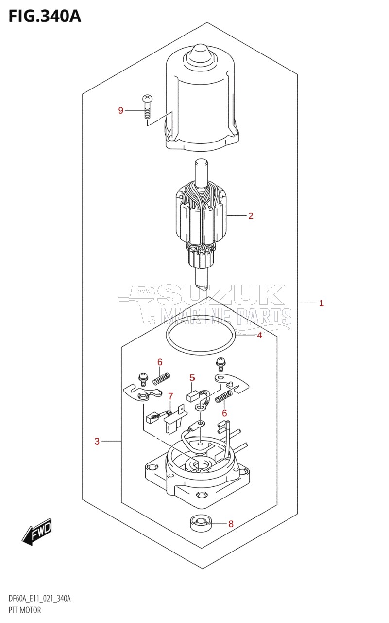 PTT MOTOR (SEE NOTE)