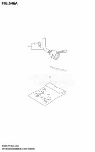 DF20A From 02002F-040001 (E01 P01 P40)  2020 drawing OPT:REMOCON CABLE (ELECTRIC STARTER) (E-STARTER:(020,021))