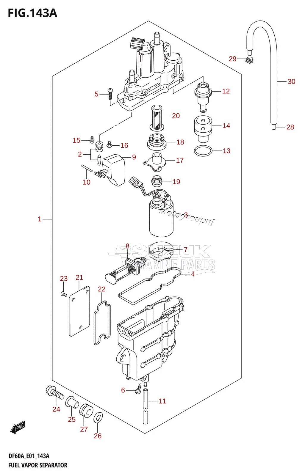 FUEL VAPOR SEPARATOR