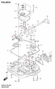 DF200Z From 20002Z-340001 (E01 E40)  2023 drawing ENGINE HOLDER (DF250T,DF250Z,DF225T,DF225Z,DF200T,DF200Z)