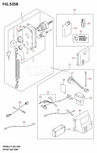 DF325A From 32501F-040001 (E01 E40)  2020 drawing OPT:KEY LESS START (DF300B:(020,021))